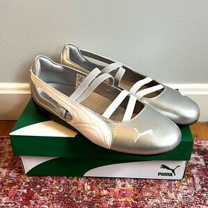 Puma Speedcat Ballet Sneakers - Metallic Silver